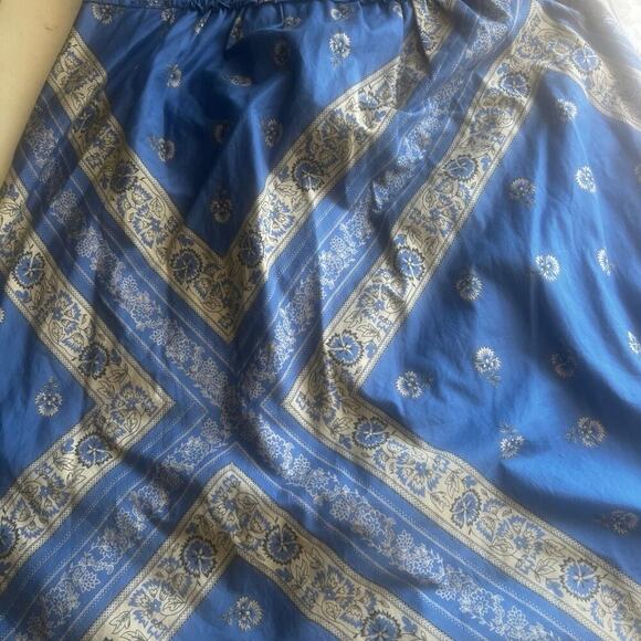 Converse One Star sundress blue floral, spaghetti straps, women's size L - Picture 11 of 11